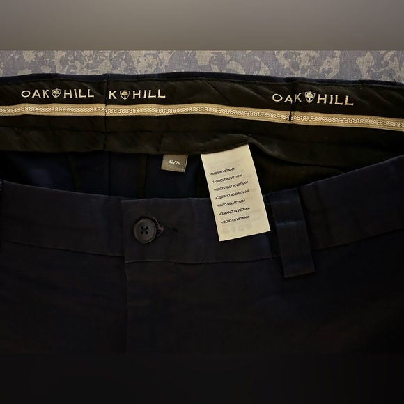 Navy Oak Hill Dress Pants - Picture 1 of 2